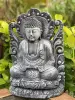  Product image 2 of the product “Bodhi - Buddh, seated in front of relief, 50 cm H | cast stone ”